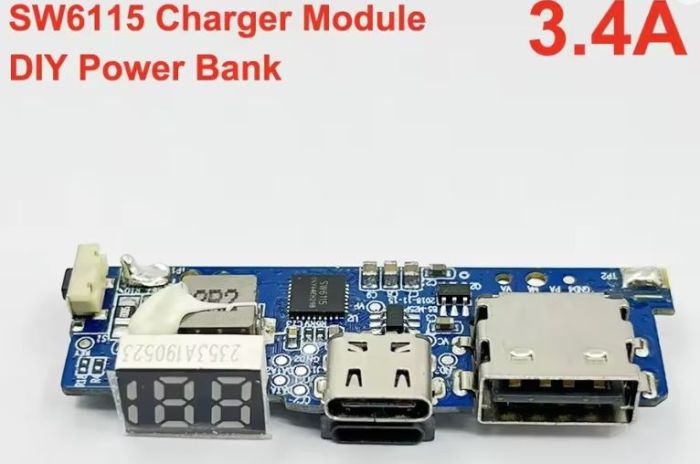 Плата контролер для 3,7 В 18650 литий-ионного аккумулятора на SW6115