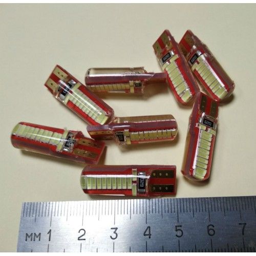Світлодіодна лампа для габаритів авто T10 194 W5W 4014 24smd