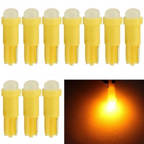 Світлодіодна лампочка T5 Led 1 SMD DC 12V жовта