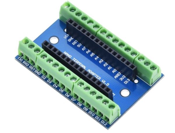 Термінальний адаптер для модуля Arduino Nano V3.0