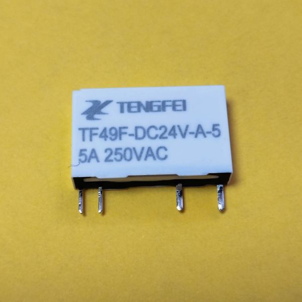 HF49F-24VDC-5А-конт.1C реле Hongfa