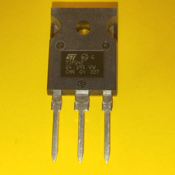 TIP142, транзистор, NPN Darlington, 100В, 10А, 125Вт, TO-247