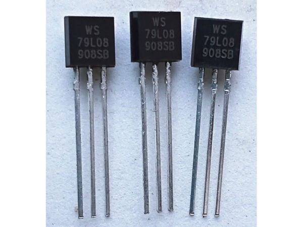 79L08 (-8V/0,1A) TO-92 стабілізатор напруги