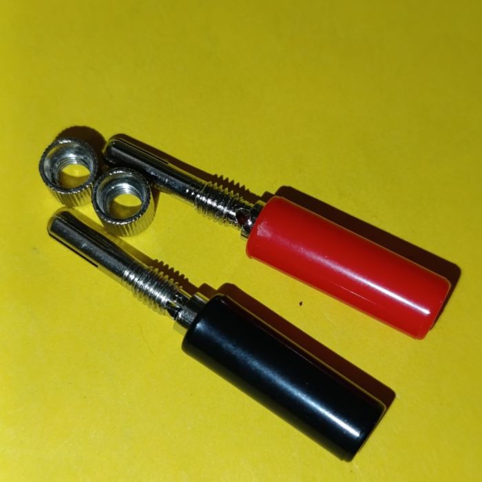 Щуп разборной короткий банан, D4mm, пара, VK30684