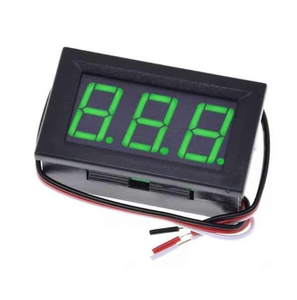 Вольтметр цифровий 0-100V DSN-DVM-568-3 (три дроти) ЗЕЛЕНИЙ