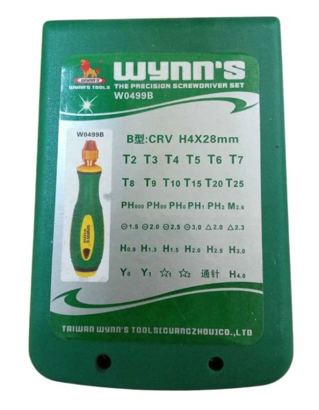 Отвертка c набором бит WYNNS 38 предметов W0499B