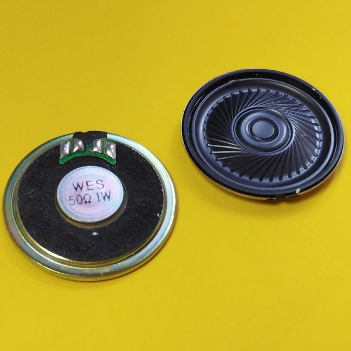 Динамік мініатюрний, майларовий, універсальний 50 Ом, 1Вт, 40мм