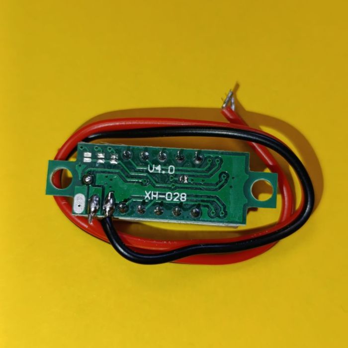 Вольтметр цифровий DC 5-30V з LED-індикатором 0.28 дюйма червоний, без корпусу