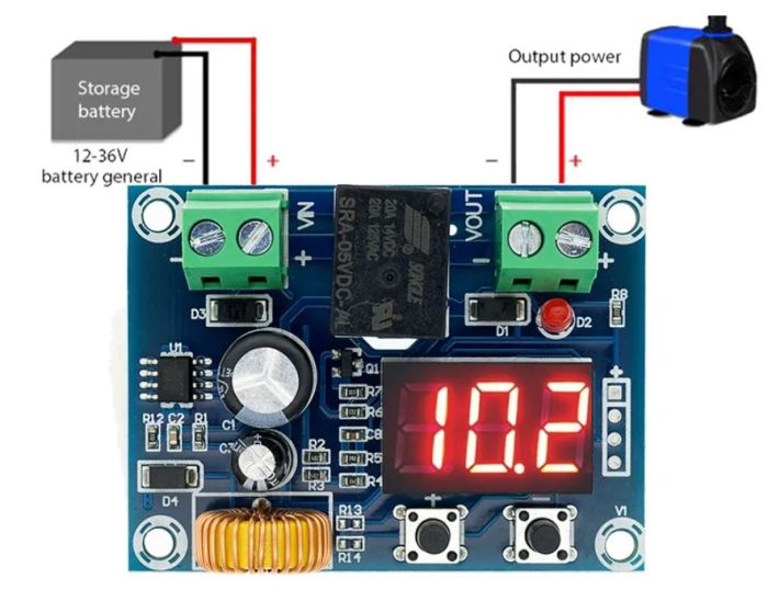 Модуль контролер заряду розряду акумуляторної батареї XH-M609
