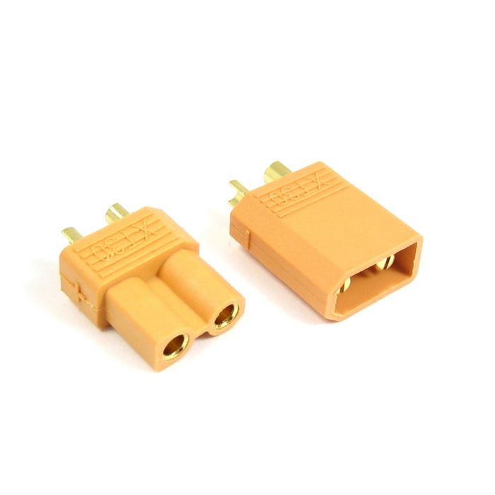 XT30 конектор для підключення Li-Po, Li-on та ін. батарей (пара штекер + гніздо)