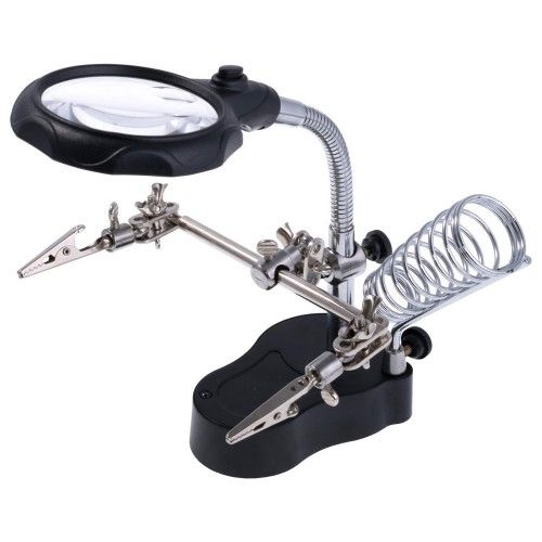 Тримач "третя рука" MG16126-A (ZD126-2) з підсвічуванням